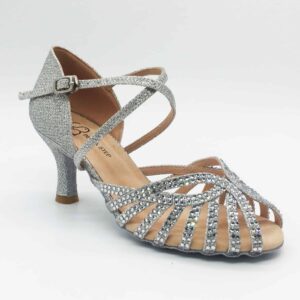 Natacha silver, heel 6cm