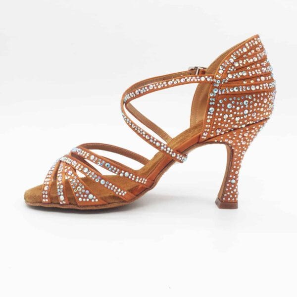 Bettastep Latin Dance Shoes Show Tan, dance heel 8,5 cm - Image 3