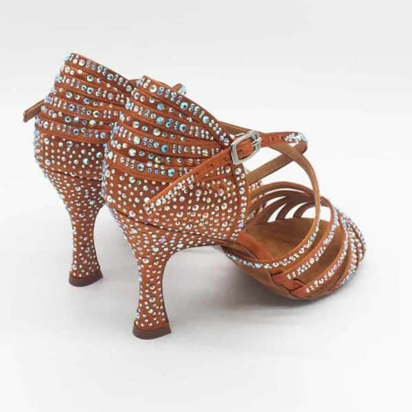 Bettastep Latin Dance Shoes Show Tan, dance heel 8,5 cm - Image 4