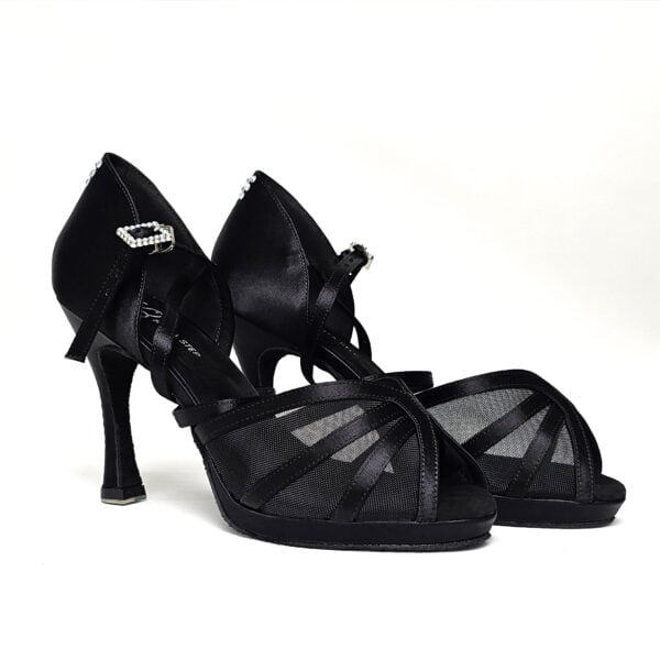 Black Bow platform, heel 10cm - Image 3