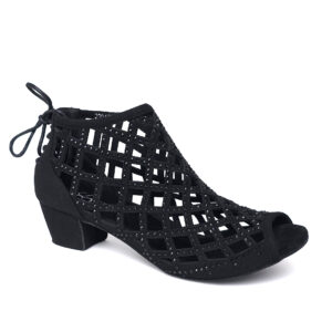 Bettastep Dance Shoes CAGE Black, dance heels 4cm