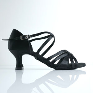 Black latin, heel 5cm