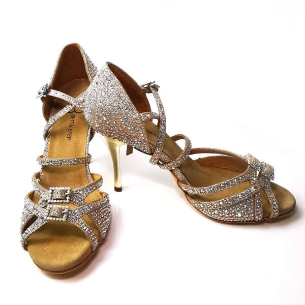 Gold Pearl kizz, heel 9 cm - Image 3