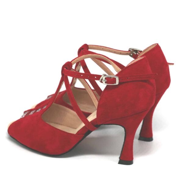 Betta Red leather, heel 8,5 cm - Afbeelding 6