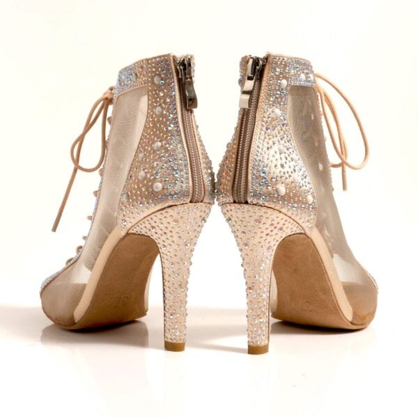 Nude High Heels Boots, heel 10 cm - Image 5