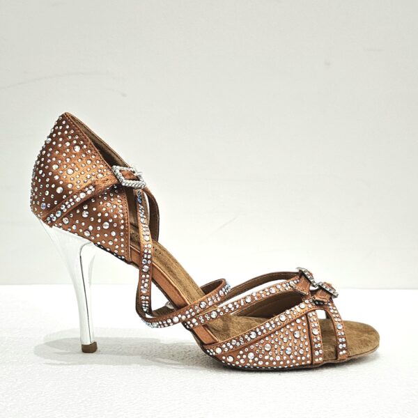 Bronze spicy kizz, heel 9 cm - Afbeelding 2