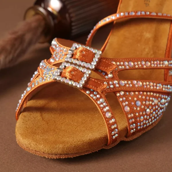 Bronze spicy kizz, heel 9 cm - Afbeelding 5
