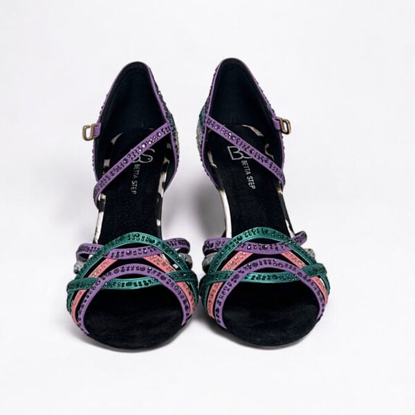 Bettastep Dance Shoes MAJDOULINE Emerald Green, dance heels 10cm - Image 2