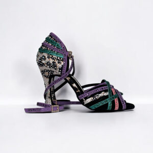 Bettastep Dance Shoes MAJDOULINE Emerald Green, dance heels 10cm