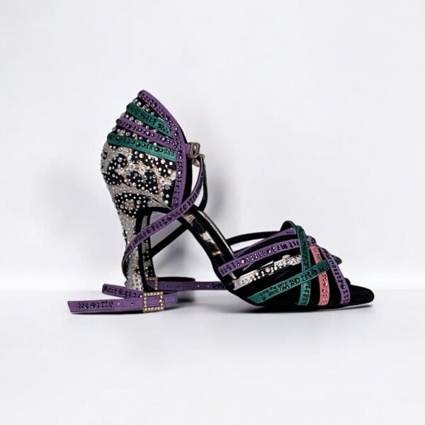 Bettastep Dance Shoes MAJDOULINE Emerald Green, dance heels 10cm