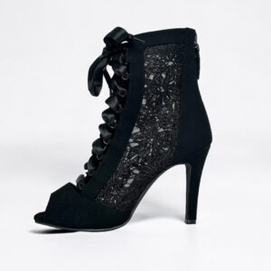 Bettastep Dance Shoes VOGUE Black Boots, High Heels 10 cm