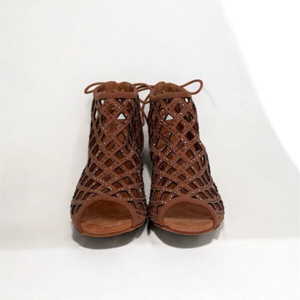 Bettastep Dance Shoes CAGE Brown, dance heels 4cm - Image 3