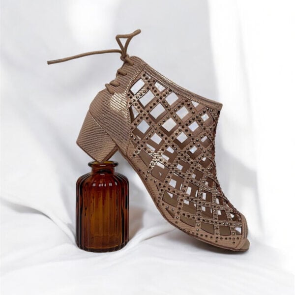 Bettastep Dance Shoes CAGE Gold, dance heels 4cm - Image 3
