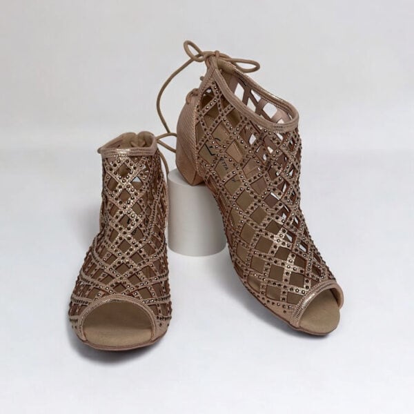 Bettastep Dance Shoes CAGE Gold, dance heels 4cm - Image 2