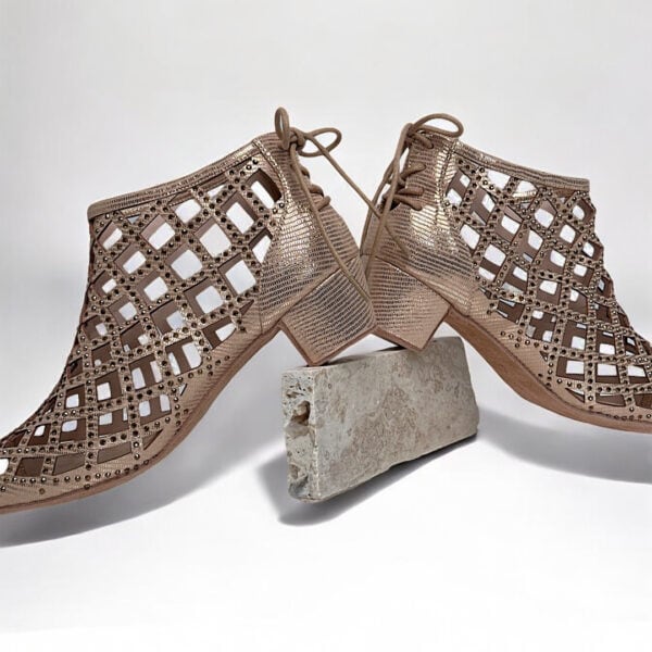 Bettastep Dance Shoes CAGE Gold, dance heels 4cm - Image 4
