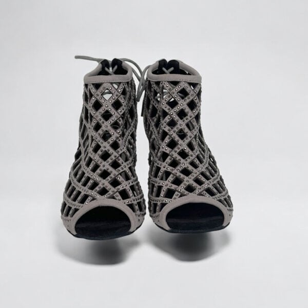 Bettastep Dance Shoes CAGE Grey, dance heels 4cm - Image 2