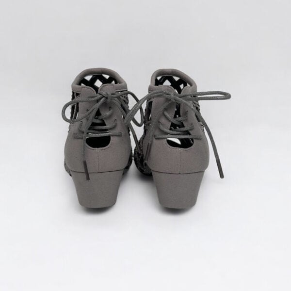 Bettastep Dance Shoes CAGE Grey, dance heels 4cm - Image 3