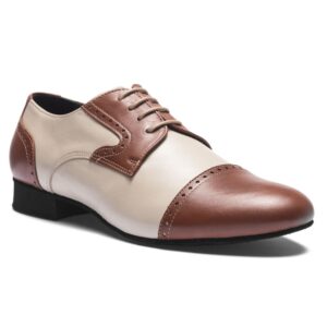 Men Dance Shoes Rumpf MIGUEL Brown/beige