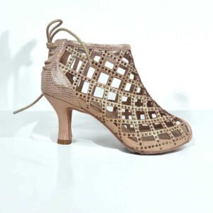 Bettastep Dance Shoes CAGE Gold, dance heels 6.4cm
